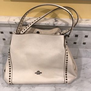 Coach handbag with studs